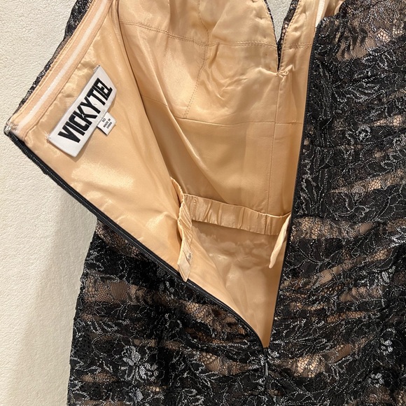 Vicky Tiel Strapless Cocktail Dress - Picture 11 of 11